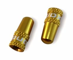 Quaxar Capuchons De Valve SV -Vélo Soldes Quaxar SV Ventilkappen gold