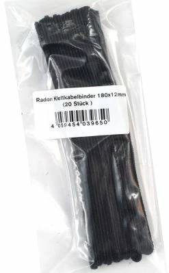 Radon Colliers De Serrage Velcro 180x12mm (20 Pièces) -Vélo Soldes Radon Klettkabelbinder 180x12mm 20 St ck 20099633 c
