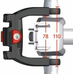 Rixen & Kaul - KLICKfix Adaptateur De Guidon KLICKfix E Avec Serrure -Vélo Soldes Rixen Kaul KLICKfix Lenkeradapter E mit Schloss 0211EBL crZOduF6qP9ChF
