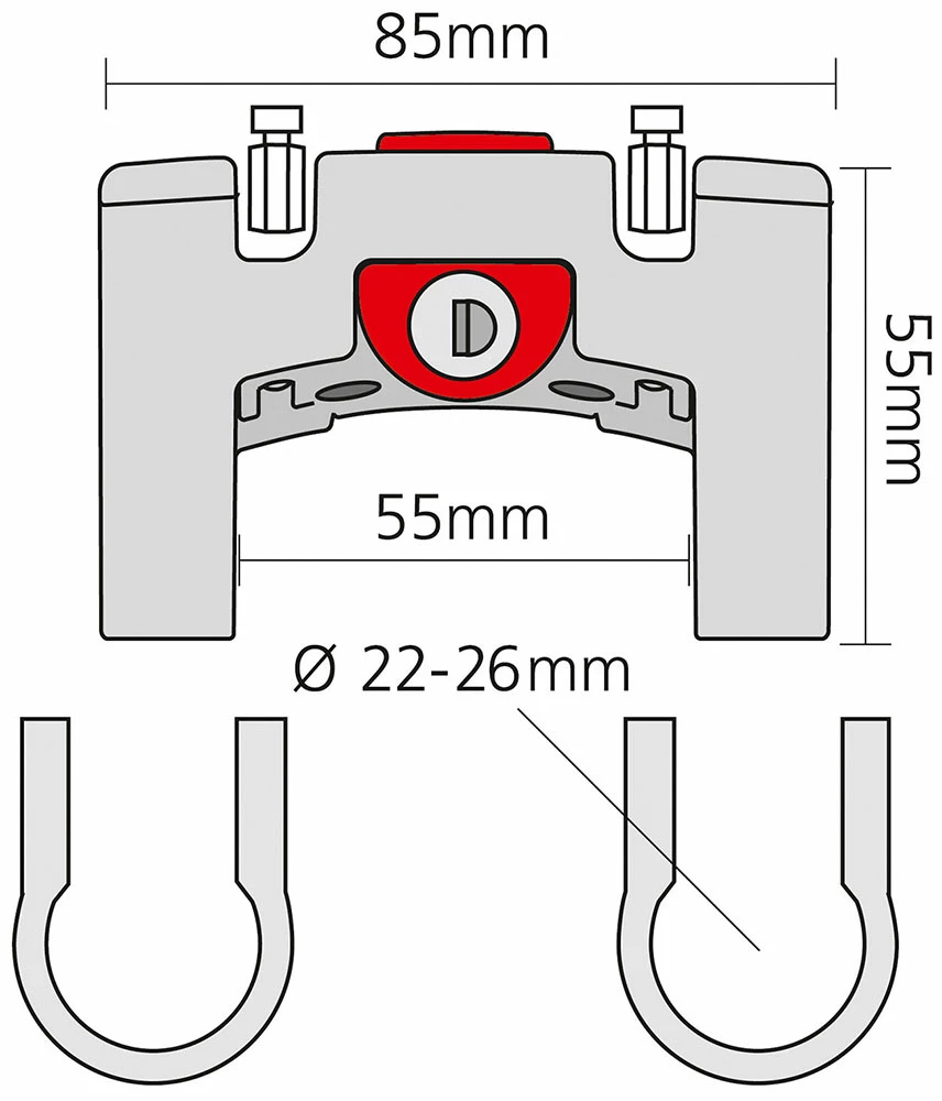 Rixen & Kaul - KLICKfix Adaptateur De Guidon KLICKfix Avec Antivol 5 Rixen & Kaul - KLICKfix Adaptateur De Guidon KLICKfix Avec Antivol – Image 3