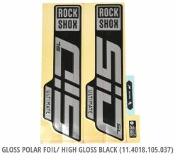 ROCKSHOX Set D'autocollants SID SL Ultimate -Vélo Soldes RockShox 11 4018 105 037