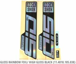 ROCKSHOX Set D'autocollants SID SL Ultimate -Vélo Soldes RockShox 11 4018 105 038