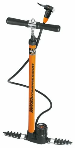 SKS Germany Compresseur De Course Avec E.V.A. 7 SKS Germany Compresseur De Course Avec E.V.A. -Vélo Soldes SKS Rennkompressor orange 10062 a