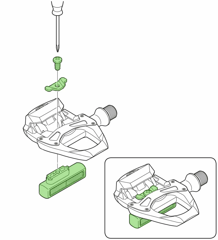 Shimano SM-PD65 Kit De Réflecteurs 5 Shimano SM-PD65 Kit De Réflecteurs – Image 3