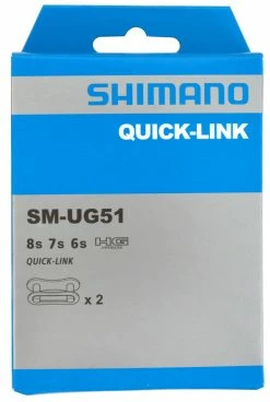 Shimano SM-UG51 6/7/8 Fois Quick-Link Antivol à Chaîne 2 Paires 5 Shimano SM-UG51 6/7/8 Fois Quick-Link Antivol à Chaîne 2 Paires -Vélo Soldes SM UG51 b