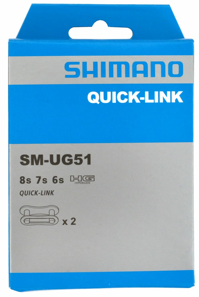 Shimano SM-UG51 6/7/8 Fois Quick-Link Antivol à Chaîne 2 Paires 4 Shimano SM-UG51 6/7/8 Fois Quick-Link Antivol à Chaîne 2 Paires – Image 2