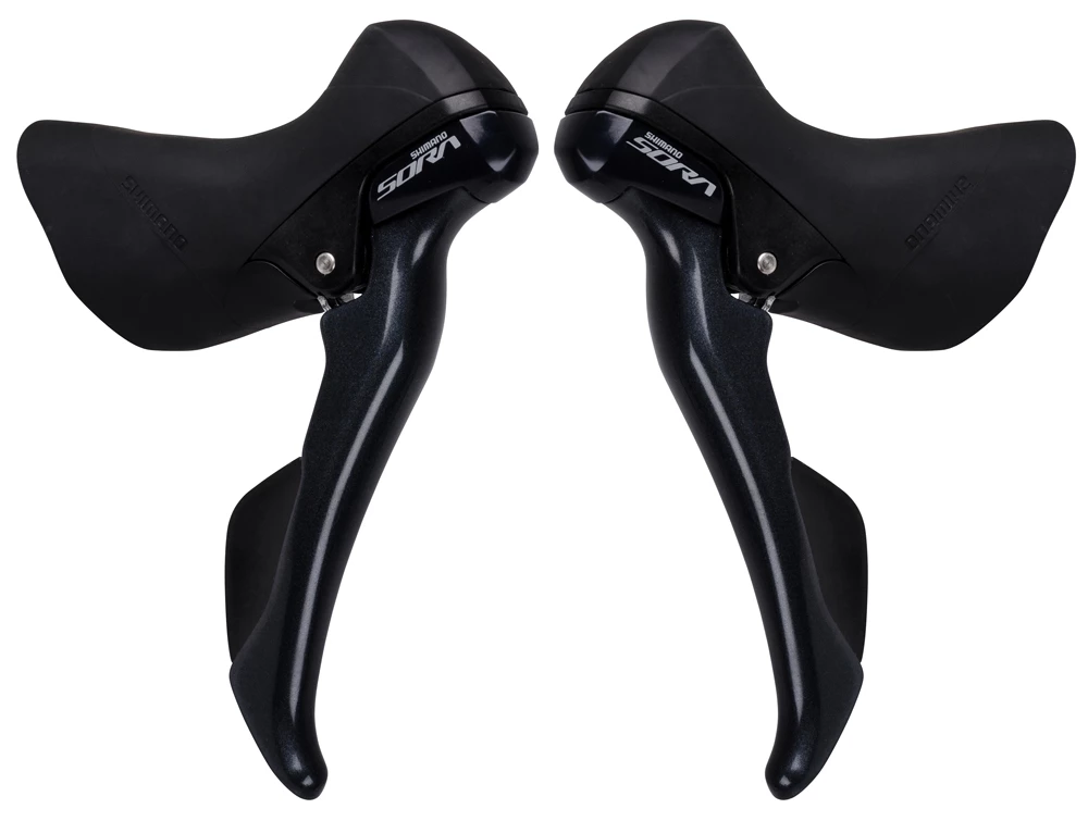 Shimano Ensemble SORA ST-R3000 2 X 9 Vitesses STI 3 Shimano Ensemble SORA ST-R3000 2 X 9 Vitesses STI