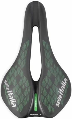 SELLE ITALIA Selle MODEL X Green Superflow LEAF 8 SELLE ITALIA Selle MODEL X Green Superflow LEAF -Vélo Soldes Selle Italia MODEL X Green Superflow LEAF Sattel 064A521REC005 2