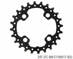 Shimano SLX/DEORE Plateau Pour FC-M660/M617 10 Shimano SLX/DEORE Plateau Pour FC-M660/M617 -Vélo Soldes Shimano 24T Y1RP24000