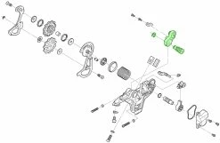 Shimano Unité D'axe Pour Support De Dérailleur RD-M820 5 Shimano Unité D'axe Pour Support De Dérailleur RD-M820 -Vélo Soldes Shimano Achseinheit fur RD M820 Schaltwerk Halter Y5Y298010 a