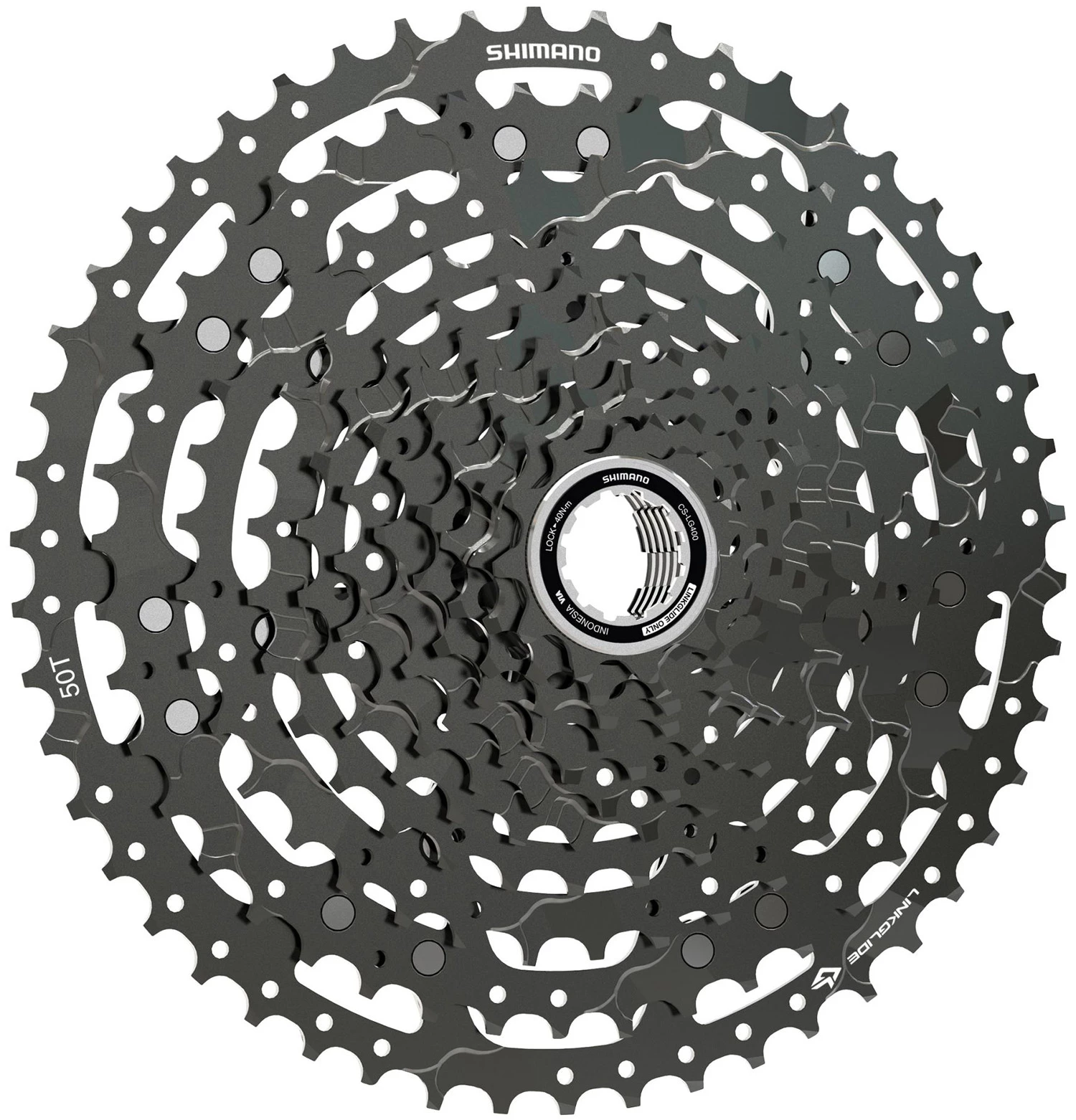 Shimano Cassette CS-LG400 11 Vitesses Linkglide 4 Shimano Cassette CS-LG400 11 Vitesses Linkglide – Image 2