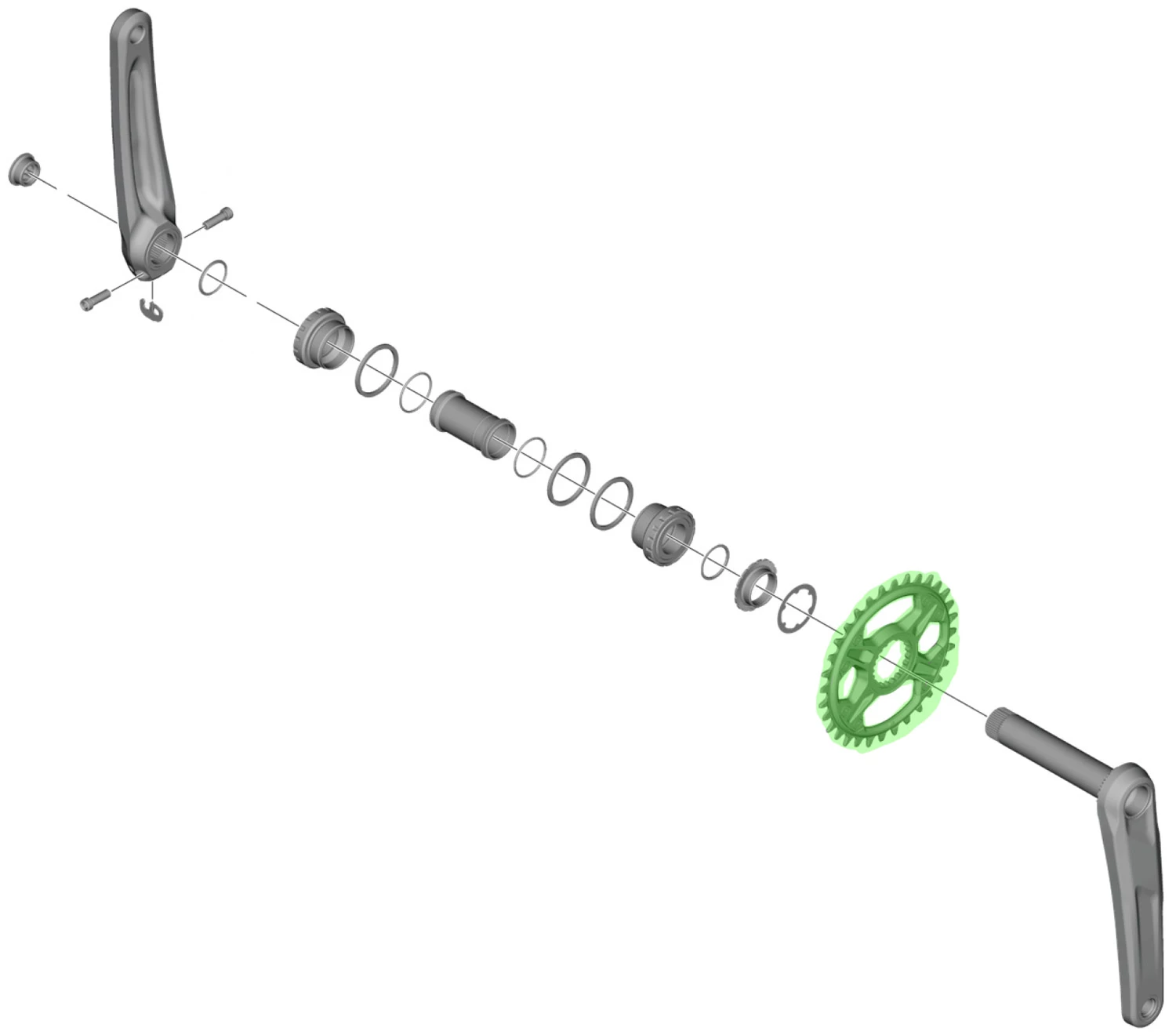 Shimano Plateau 12 Vitesses DEORE FC-M6100/6120/6130 6 Shimano Plateau 12 Vitesses DEORE FC-M6100/6120/6130 – Image 4