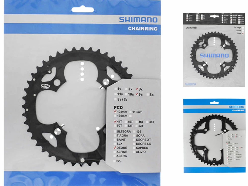 Shimano Plateau DEORE Pour FC-M530/531/532/533/590/591 3 Shimano Plateau DEORE Pour FC-M530/531/532/533/590/591
