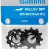 Shimano DEORE RD-M5120/4120 Jeu De Poulies 1 Shimano DEORE RD-M5120/4120 Jeu De Poulies -Vélo Soldes Shimano DEORE RD M5120 4120 Leit Spannrollensatz Y3HM98010