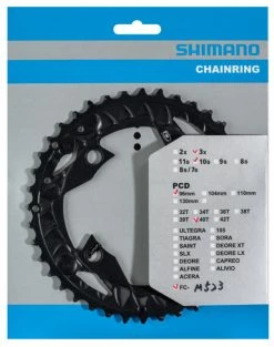 Shimano FC-M523 Plateau De Pédalier -Vélo Soldes Shimano FC M523 Kettenblatt 40T AN KSR Y1PY98030