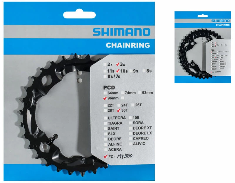 Shimano FC-MT500 Plateau De Pédalier 3 Shimano FC-MT500 Plateau De Pédalier