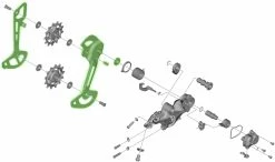 Shimano Guide-chaîne Pour RD-M7100 SGS -Vélo Soldes Shimano Kettenleitblech fur RD M7100 SGS