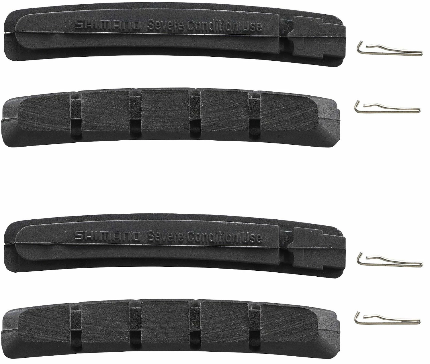 Shimano M70R2 Plaquettes De Frein Pour Patins De Frein à Cartouche (2 Paires) 3 Shimano M70R2 Plaquettes De Frein Pour Patins De Frein à Cartouche (2 Paires)