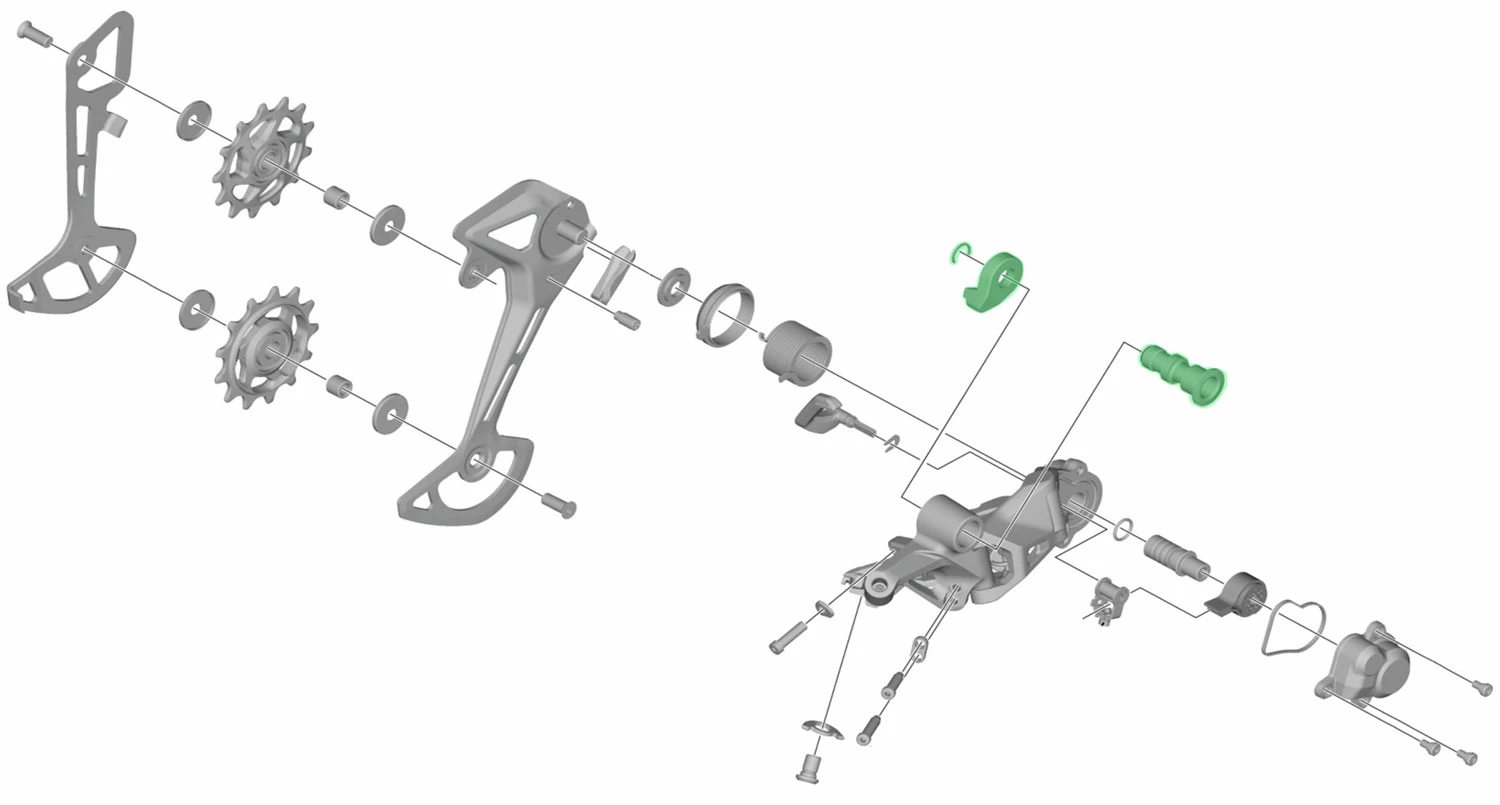 Shimano Unité D'axe Pour Support De Dérailleur RD-M7100/7120 4 Shimano Unité D'axe Pour Support De Dérailleur RD-M7100/7120 – Image 2