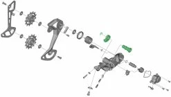 Shimano Unité D'axe Pour Support De Dérailleur RD-M8100/8120 5 Shimano Unité D'axe Pour Support De Dérailleur RD-M8100/8120 -Vélo Soldes Shimano RD M8100 8120 Achseinheit fuer Schaltwerk Halter Y3FW98020 b