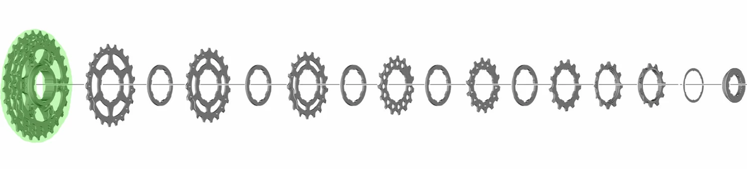 Shimano Unité De Rayage Pour CS-R7000/CS-5800 6 Shimano Unité De Rayage Pour CS-R7000/CS-5800 – Image 4