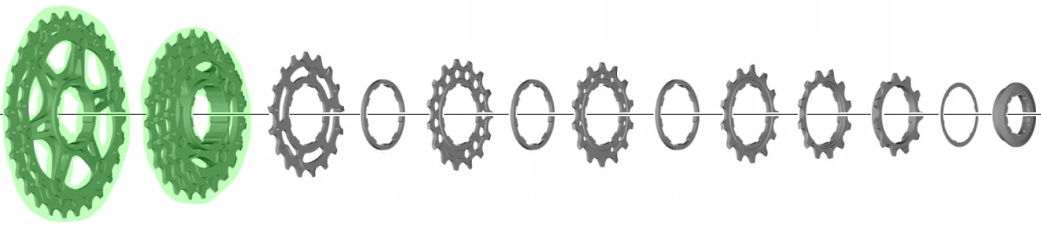 Shimano Unité De Rayage Pour CS-R9100/CS-9000 8 Shimano Unité De Rayage Pour CS-R9100/CS-9000 – Image 6