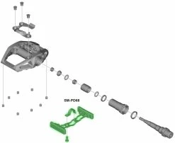 Shimano SM-PD68 Kit De Réflecteurs -Vélo Soldes Shimano SM PD68 Reflektorset YL8H98010 d