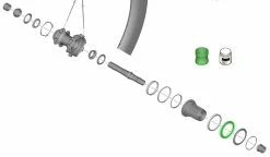 Shimano TL-FH17 Outil De Montage De Bague D'étanchéité -Vélo Soldes Shimano TL FH17 Y1Y100020 c