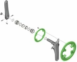 Shimano Plateau ULTEGRA Pour FC-R8100 52/36 Dents -Vélo Soldes Shimano ULTEGRA Kettenblatt fur FC R8100