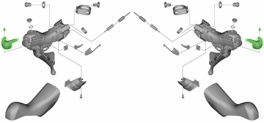 Shimano Badge ULTEGRA ST-R8020 6 Shimano Badge ULTEGRA ST-R8020 – Image 4