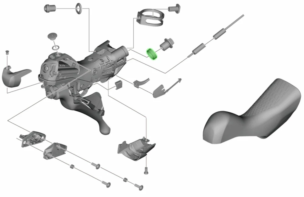 Shimano Bague De Connexion DURA ACE/ULTEGRA/105 Pour STI 4 Shimano Bague De Connexion DURA ACE/ULTEGRA/105 Pour STI – Image 2