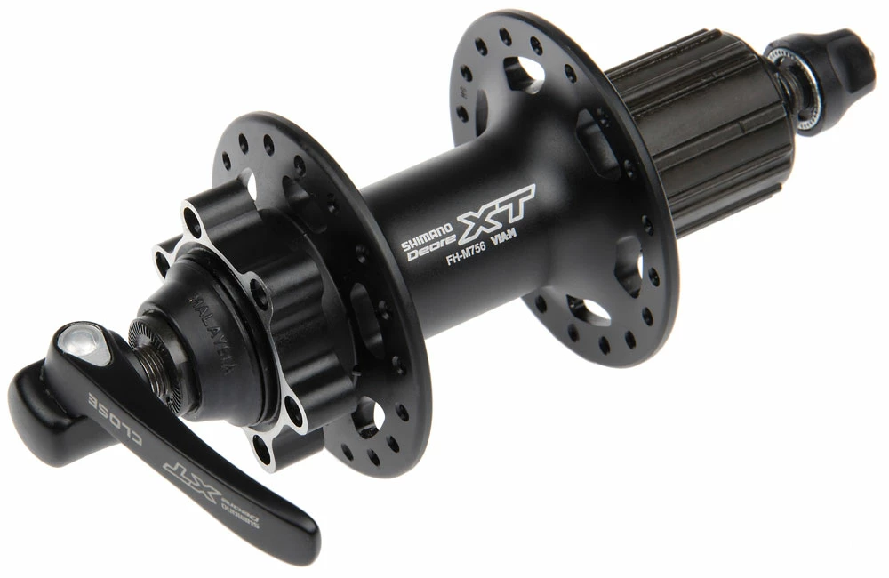 Shimano Moyeu De Roue Arrière XT FH-M756A 6 Trous 3 Shimano Moyeu De Roue Arrière XT FH-M756A 6 Trous