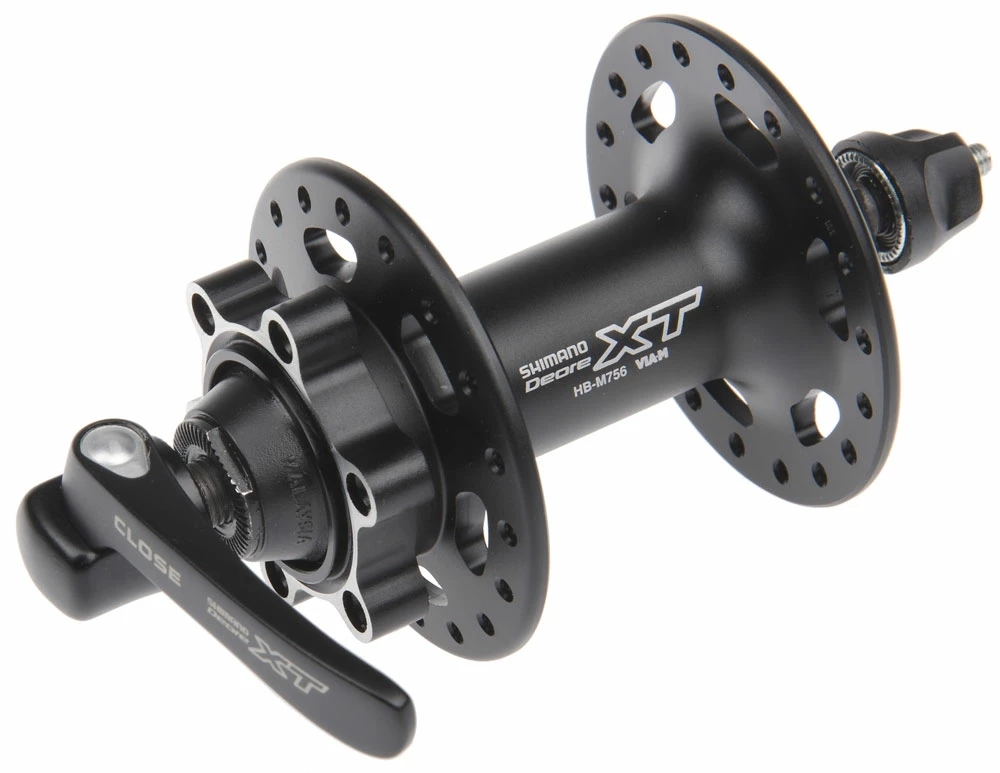 Shimano Moyeu De Roue Avant XT HB-M756 6 Trous 3 Shimano Moyeu De Roue Avant XT HB-M756 6 Trous