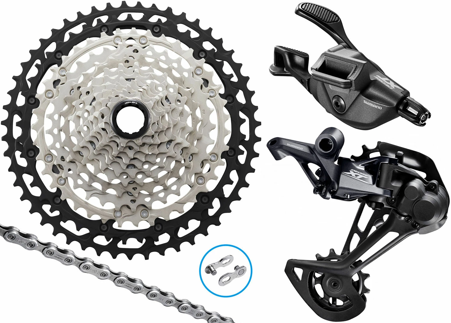 Shimano XT M8100 Kit De Mise à Niveau 1x12 Vitesses 10-51 I-Spec EV 3 Shimano XT M8100 Kit De Mise à Niveau 1x12 Vitesses 10-51 I-Spec EV