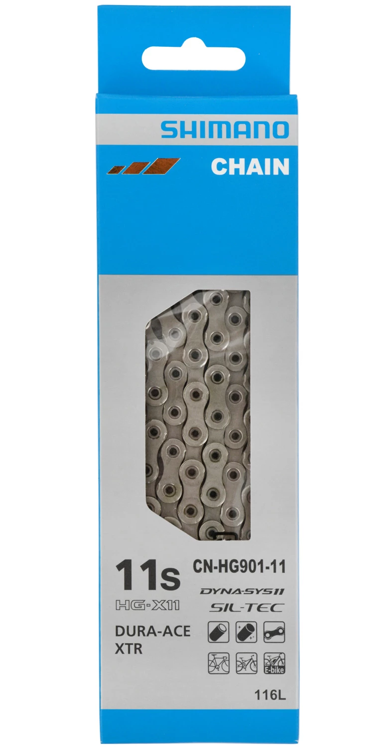 Shimano XTR / Dura-Ace Chaîne CN-HG901 11-vitesses 116 Links 3 Shimano XTR / Dura-Ace Chaîne CN-HG901 11-vitesses 116 Links