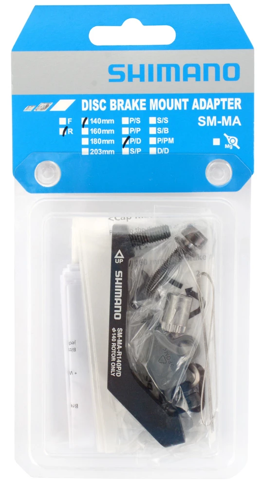 Shimano SM-MA-R140P/D Adaptateur Post-Mount à Flat-Mount Pour Rotor Arrière De 140mm 4 Shimano SM-MA-R140P/D Adaptateur Post-Mount à Flat-Mount Pour Rotor Arrière De 140mm – Image 2