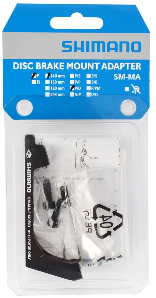 Shimano SM-MA-F140P/D Adaptateur PostMount à FlatMount Pour Rotor Avant 140mm 4 Shimano SM-MA-F140P/D Adaptateur PostMount à FlatMount Pour Rotor Avant 140mm – Image 2