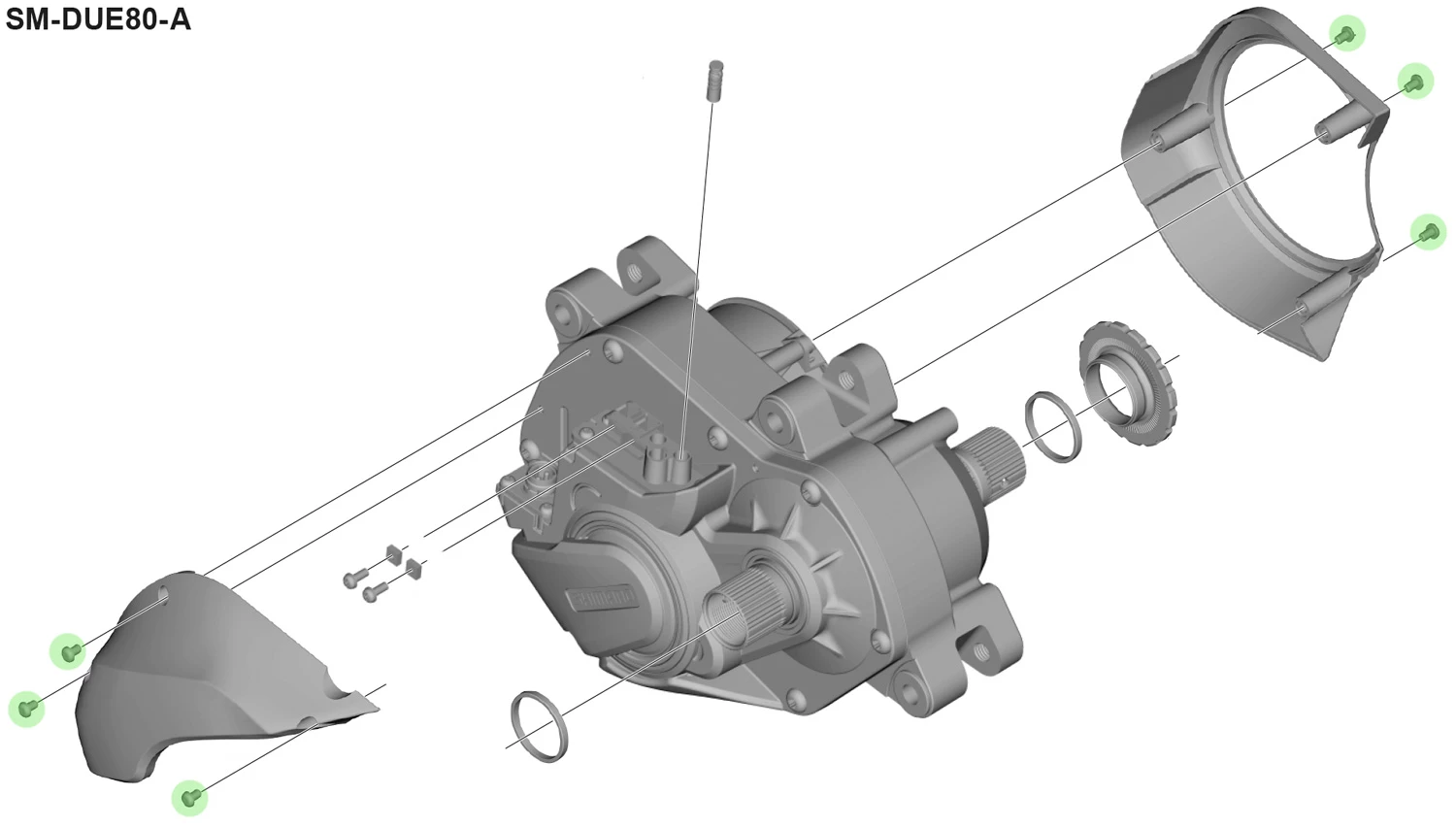 Shimano Vis De Fixation Pour Boîtier STEPS SM-DUE80 4 Shimano Vis De Fixation Pour Boîtier STEPS SM-DUE80 – Image 2