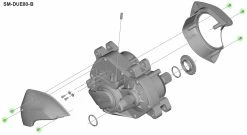 Shimano Vis De Fixation Pour Boîtier STEPS SM-DUE80 7 Shimano Vis De Fixation Pour Boîtier STEPS SM-DUE80 -Vélo Soldes Shimano Befestigungsschrauben fur Steps Gehause SM DUE80 Y72G98010 c
