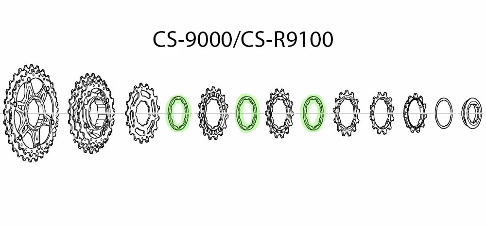 Shimano Bague D'espacement 2.18 Mm Pour CS-M8000/CS-9000/R9100 6 Shimano Bague D'espacement 2.18 Mm Pour CS-M8000/CS-9000/R9100 – Image 4
