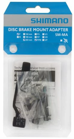 Shimano SM-MA-F203P/PM Adaptateur Pour Rotor De 203mm 5 Shimano SM-MA-F203P/PM Adaptateur Pour Rotor De 203mm -Vélo Soldes Shimano ESMMAF203PPMA b