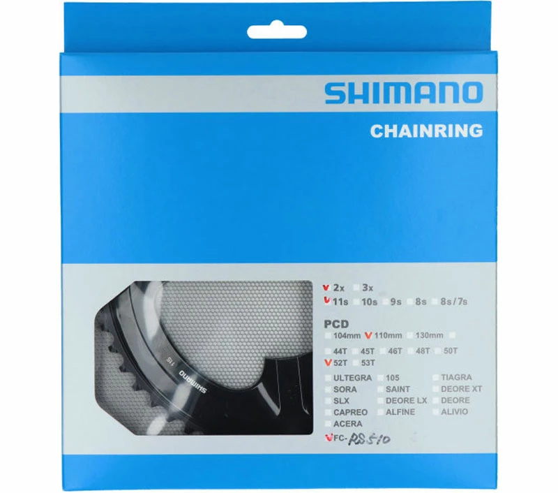 Shimano FC-RS510 Plateau De Chaîne 3 Shimano FC-RS510 Plateau De Chaîne