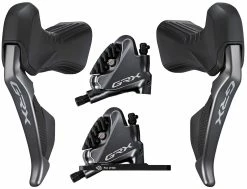 Shimano GRX Di2 ST-RX815+BR-RX810 Kit De Freins à Disque 2x11 Vitesses