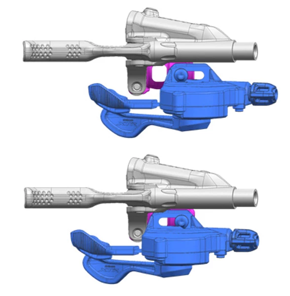 Shimano XTR SL-M9000 I-Spec II Levier De Vitesse 11x Droite 5 Shimano XTR SL-M9000 I-Spec II Levier De Vitesse 11x Droite – Image 3