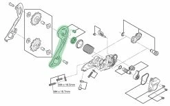 Shimano Guide-chaîne Extérieur Pour RD-M786 GS -Vélo Soldes Shimano Kettenleitblech Aussen GS fur RD M786 Y5Y198080 a