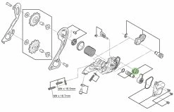 Shimano Unité De Came Pour RD-M820/786/675/640/615 -Vélo Soldes Shimano Nockeneinheit fur RD M820 786 675 640 615 Y5Y198120 2