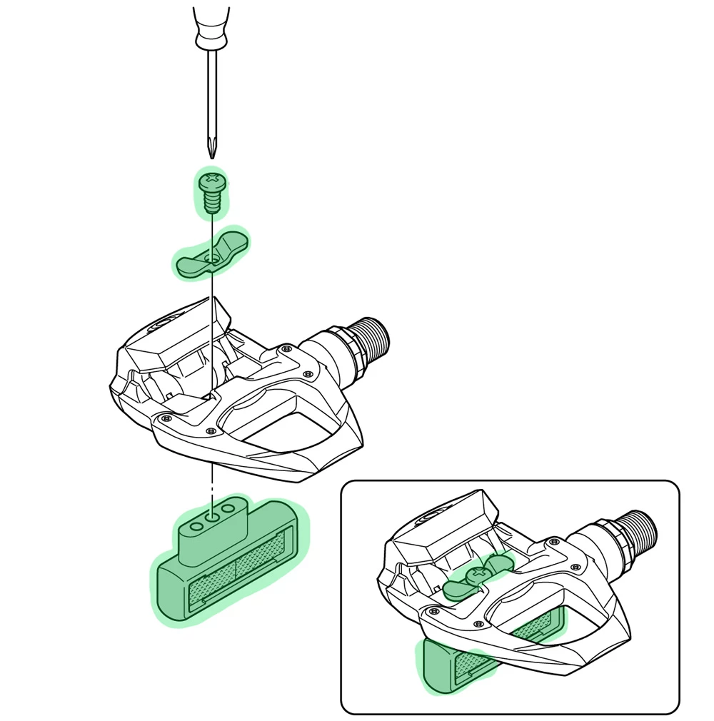 Shimano SM-PD63 Kit De Réflecteurs 4 Shimano SM-PD63 Kit De Réflecteurs – Image 2
