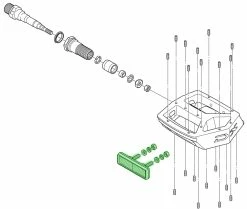Shimano Set Réflecteurs Pour PD-M324/M323/MX30 -Vélo Soldes Shimano Reflektorset fur PD M324 PD MX30 Y41B98010 b