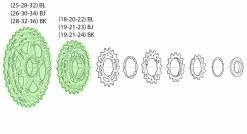 Shimano Unité De Rayage Pour CS-M771-10 5 Shimano Unité De Rayage Pour CS-M771-10 -Vélo Soldes Shimano Ritzeleinheit fur CS M771 10 20044334