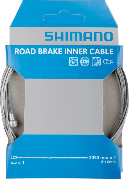 Shimano Câble De Frein SIL-TEC Pour Vélo De Course 1,6mm X 2050mm 3 Shimano Câble De Frein SIL-TEC Pour Vélo De Course 1,6mm X 2050mm